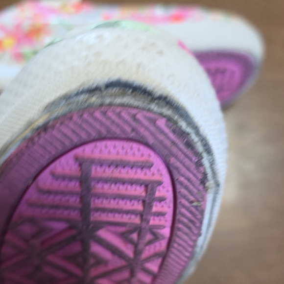 Converse Floral Canvas Sneakers Women's Size 7.5 Pink White - Picture 13 of 16